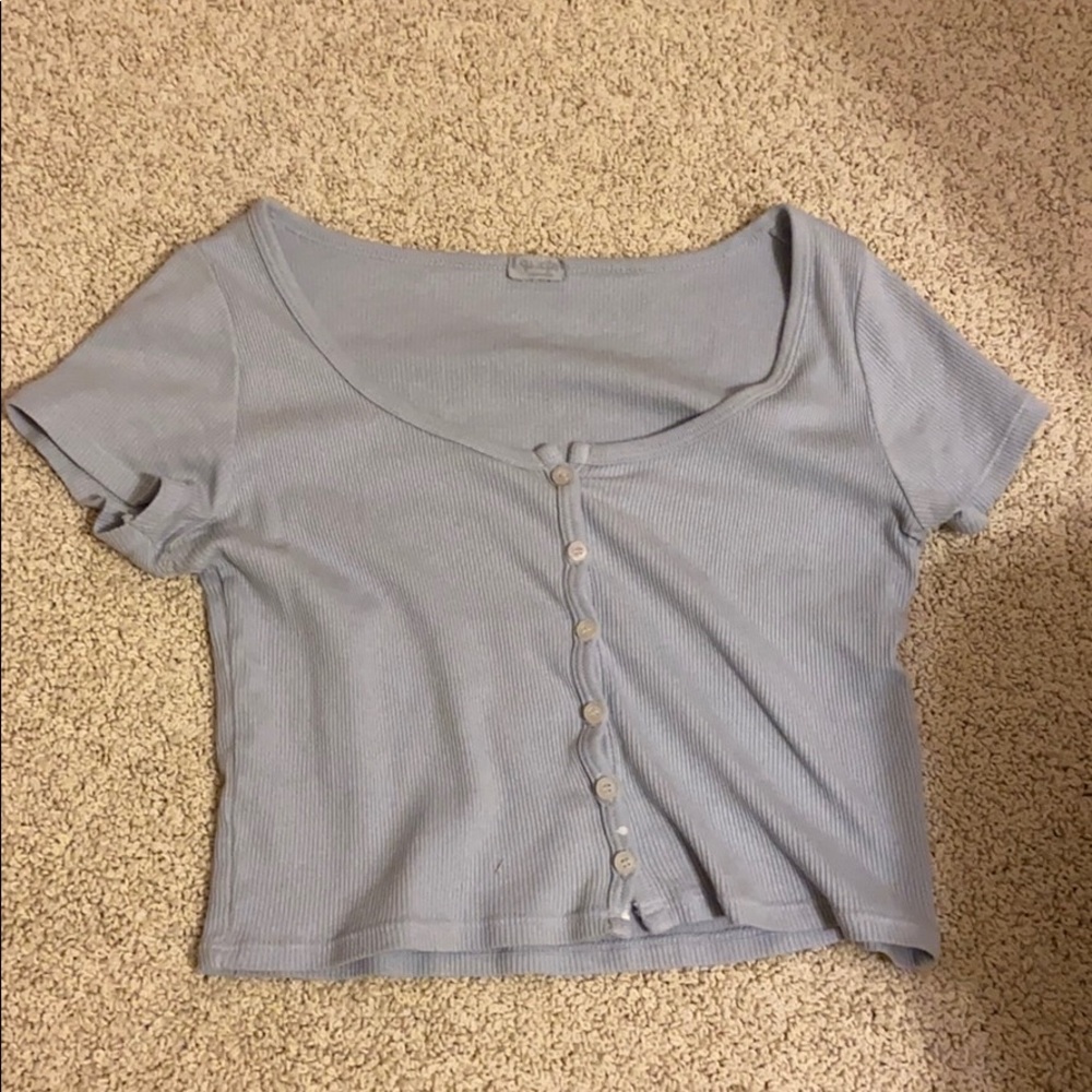 Blue brandy Melville shirt